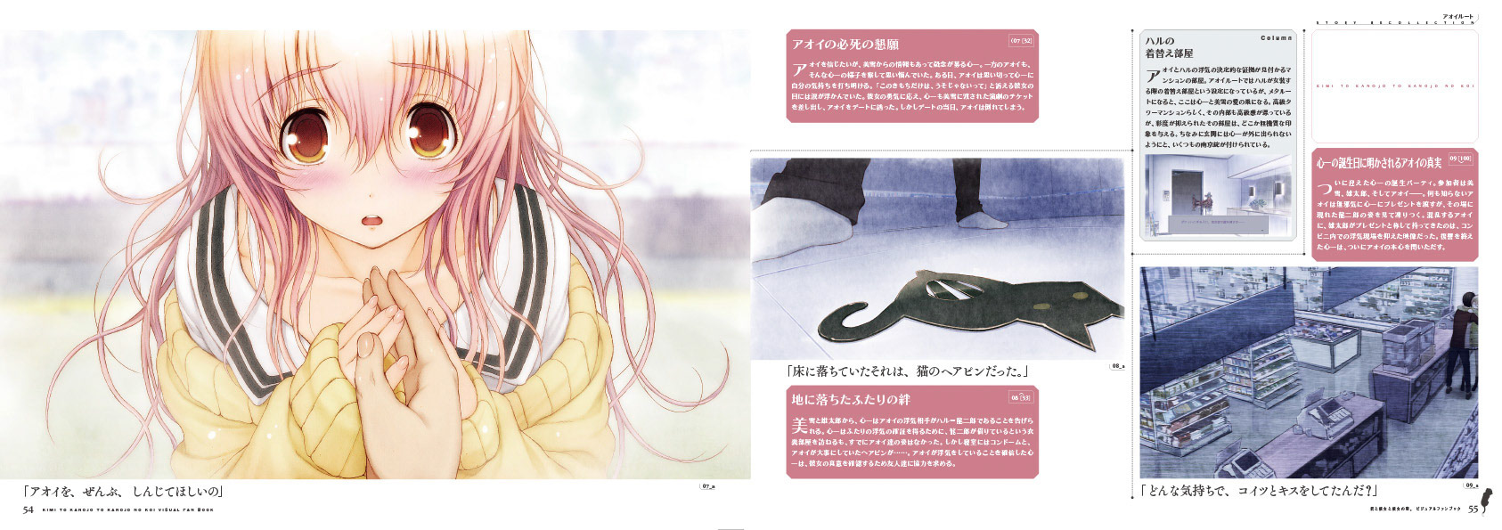 君と彼女と彼女の恋。 ビジュアルファンブック