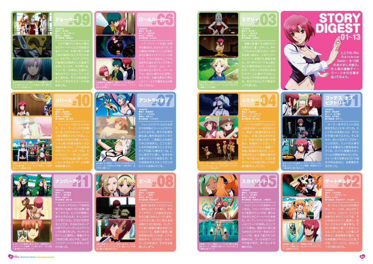 リオ レインボーゲート! CHARACTER FAN BOOK