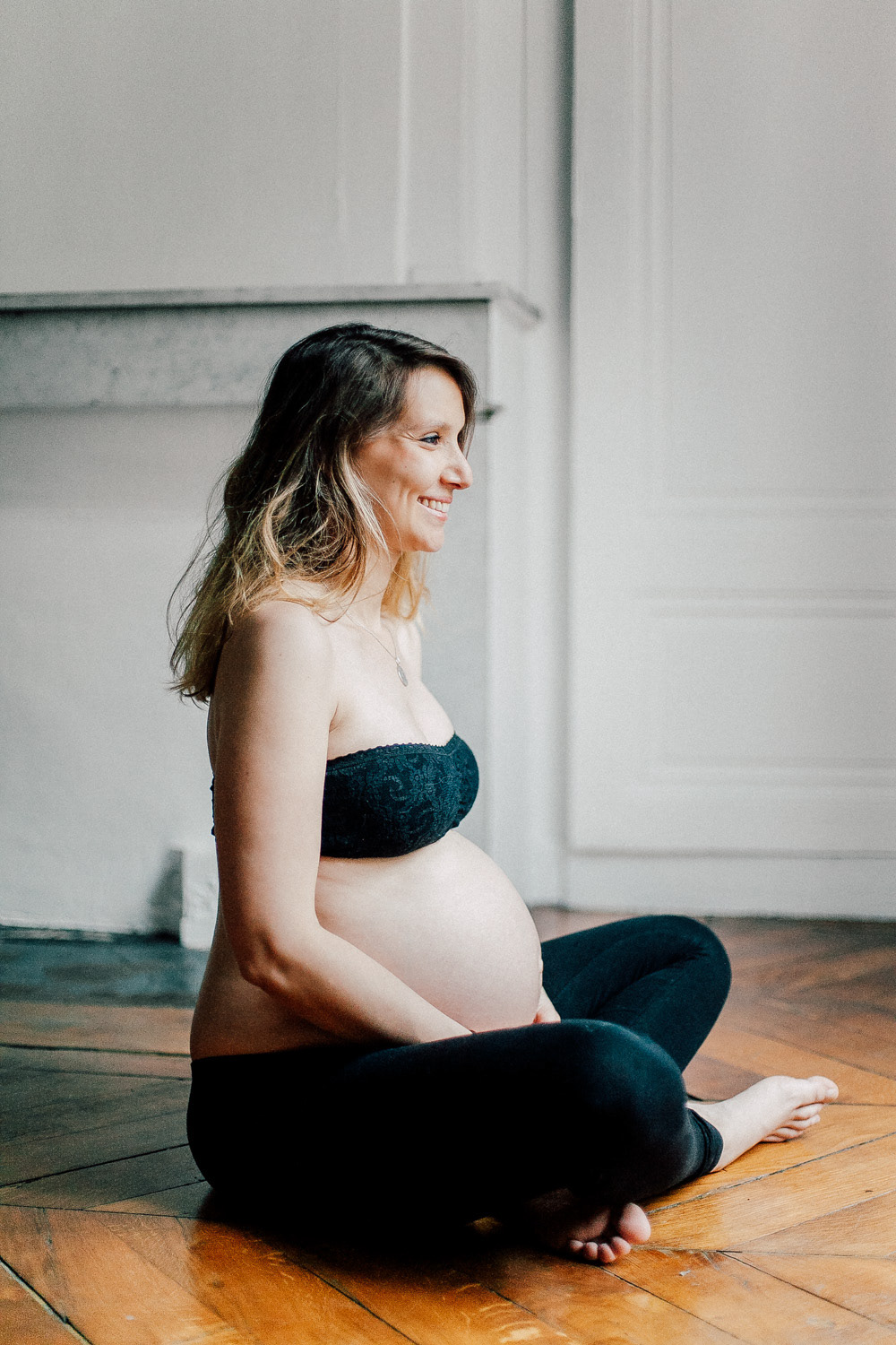 Photo naturelle femme enceinte Lyon