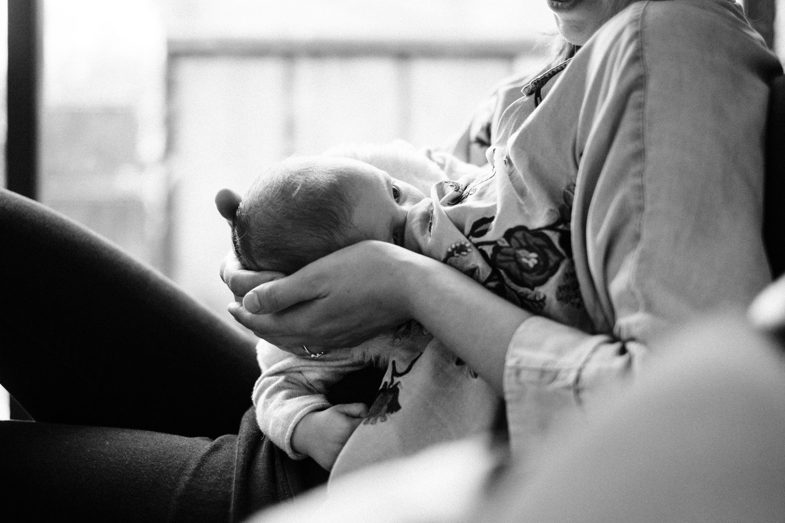 Allaitement photo noir et blanc Drôme