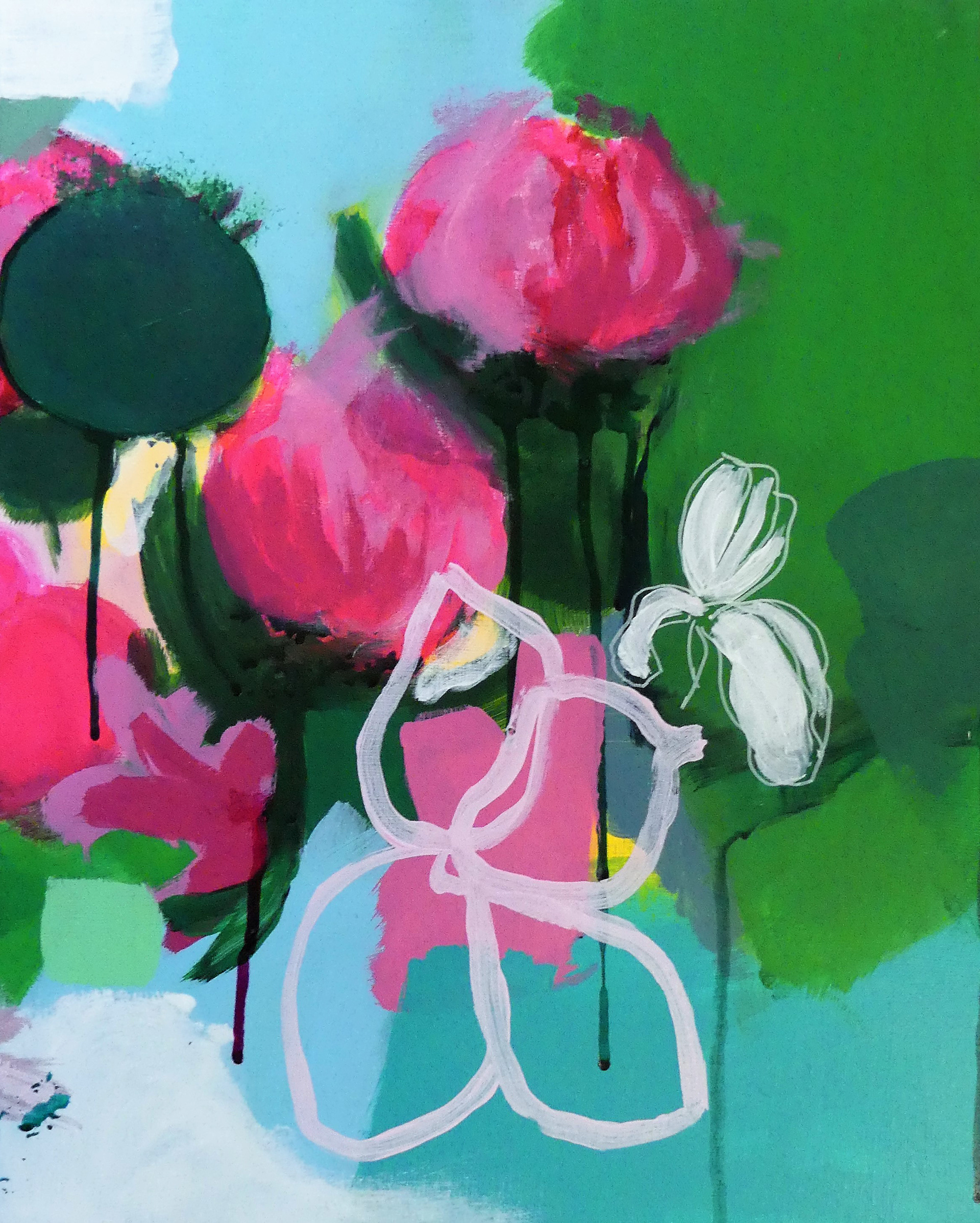 Acrylique sur toile, 33 X 41 cm