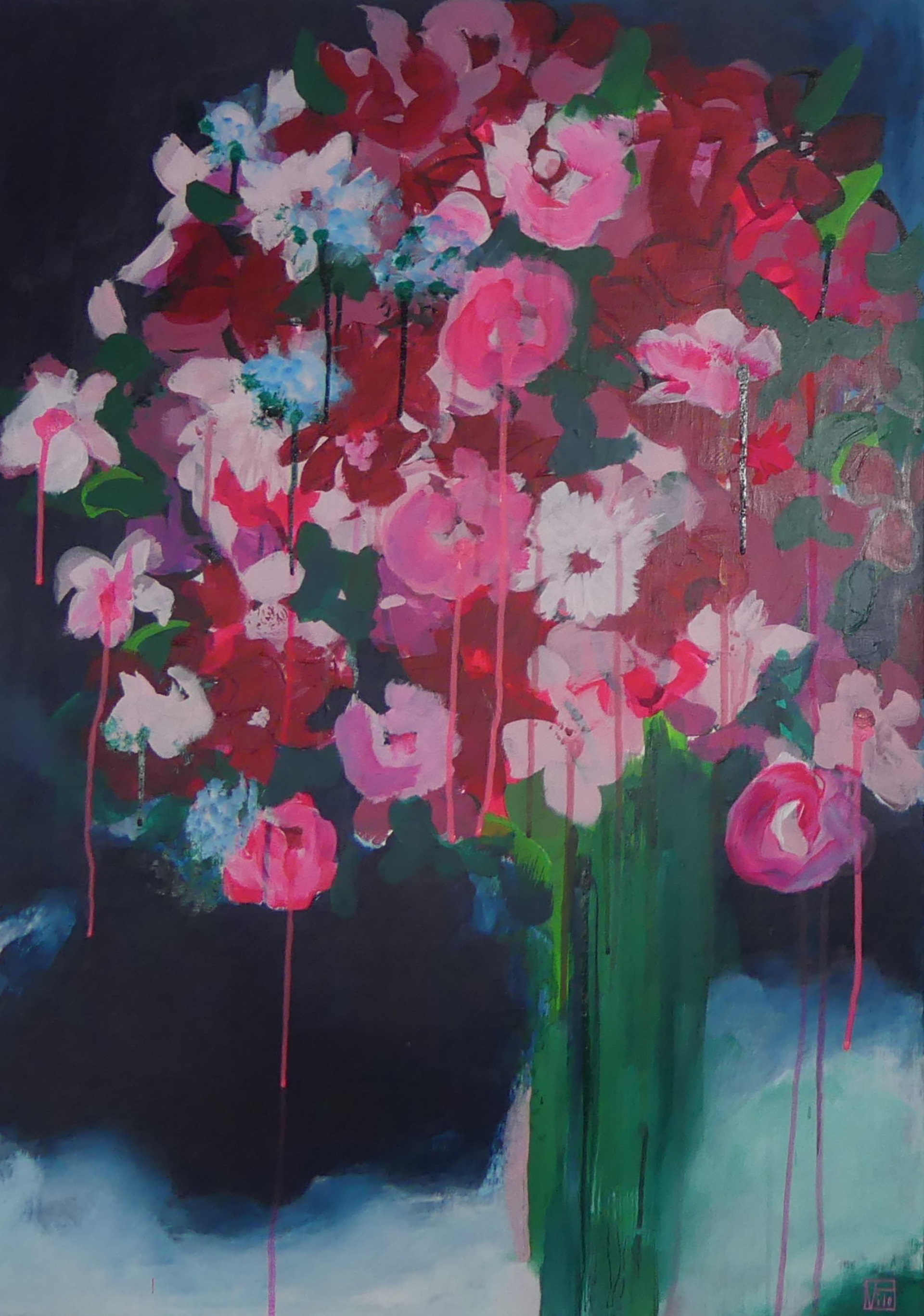 Acrylique sur toile, 81 X 60 cm