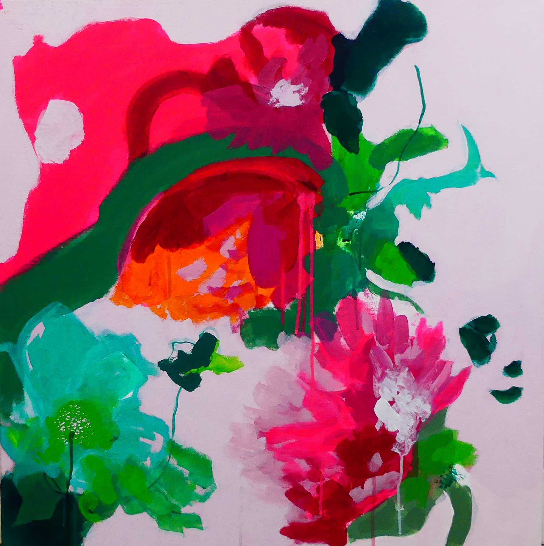 Acrylique sur toile, 70 X 70 cm