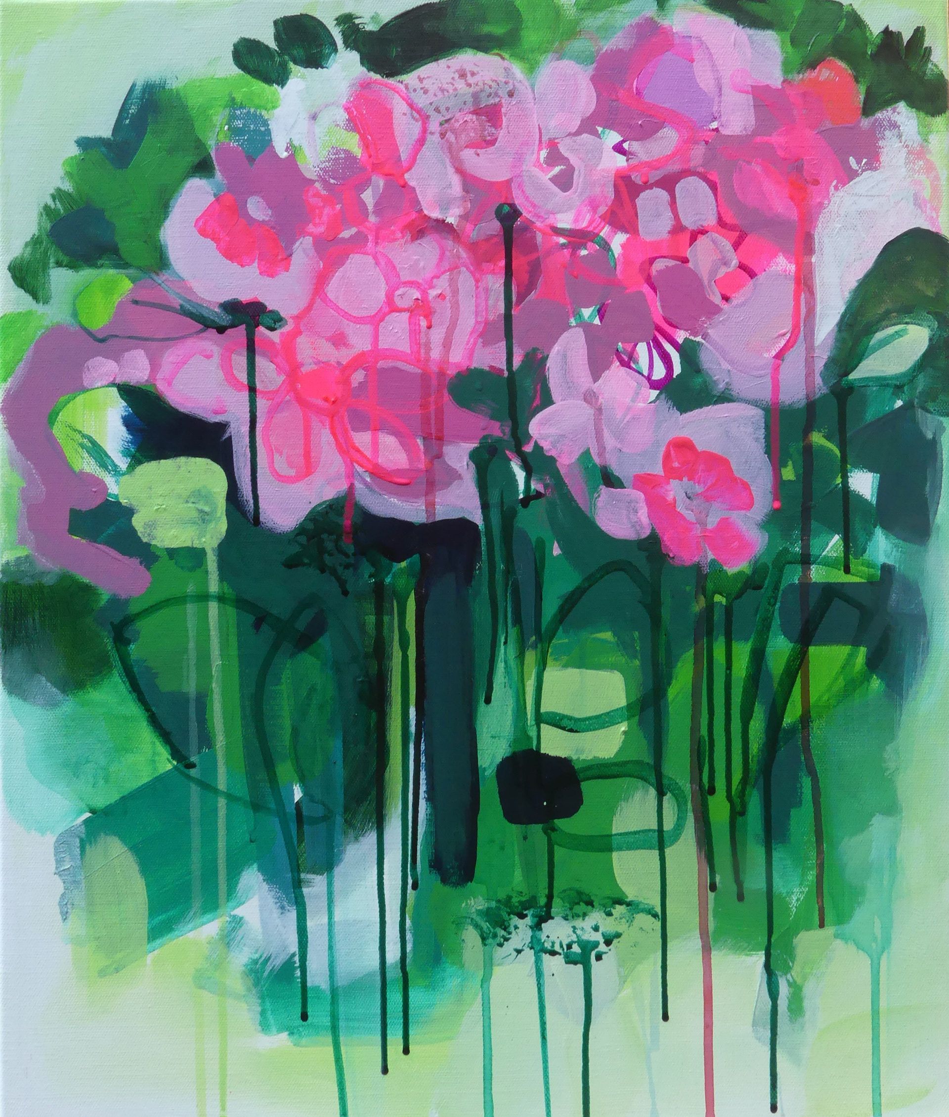 Acrylique sur toile, 55 X 46 cm