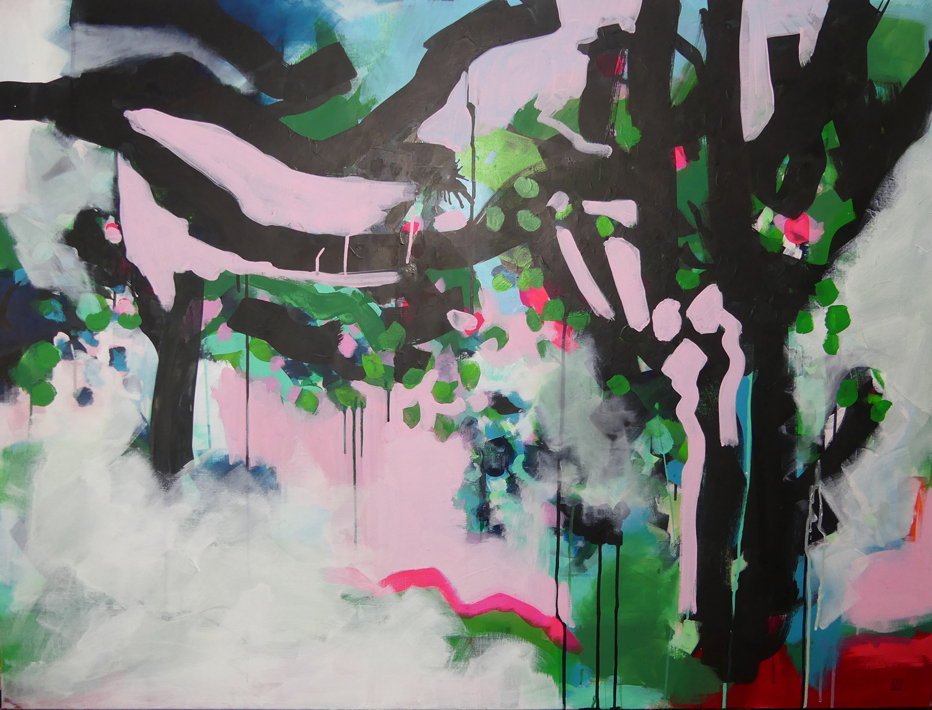 Acrylique sur toile, 130 X 97 cm