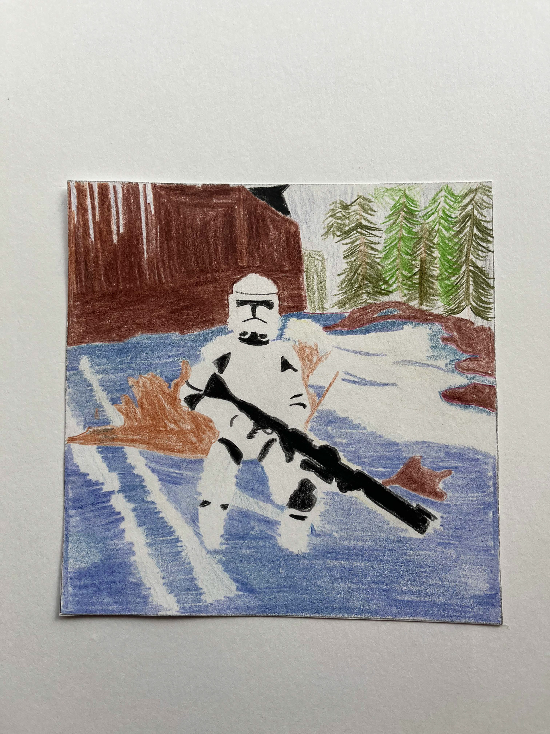 Conventional Plate Colored Pencil