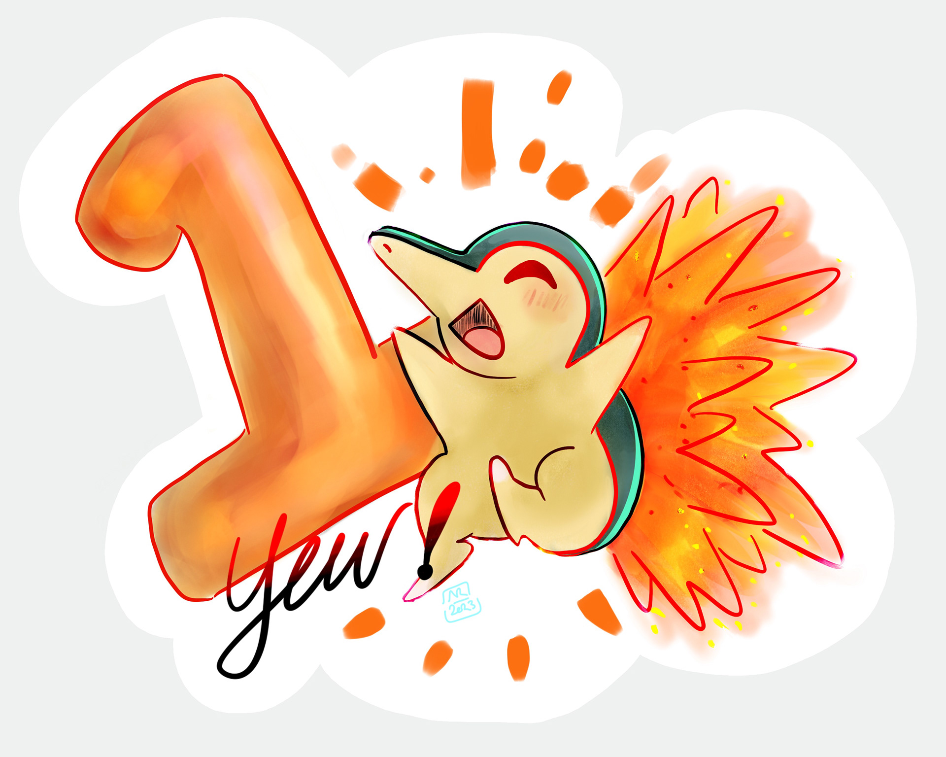 One year anniversary commission