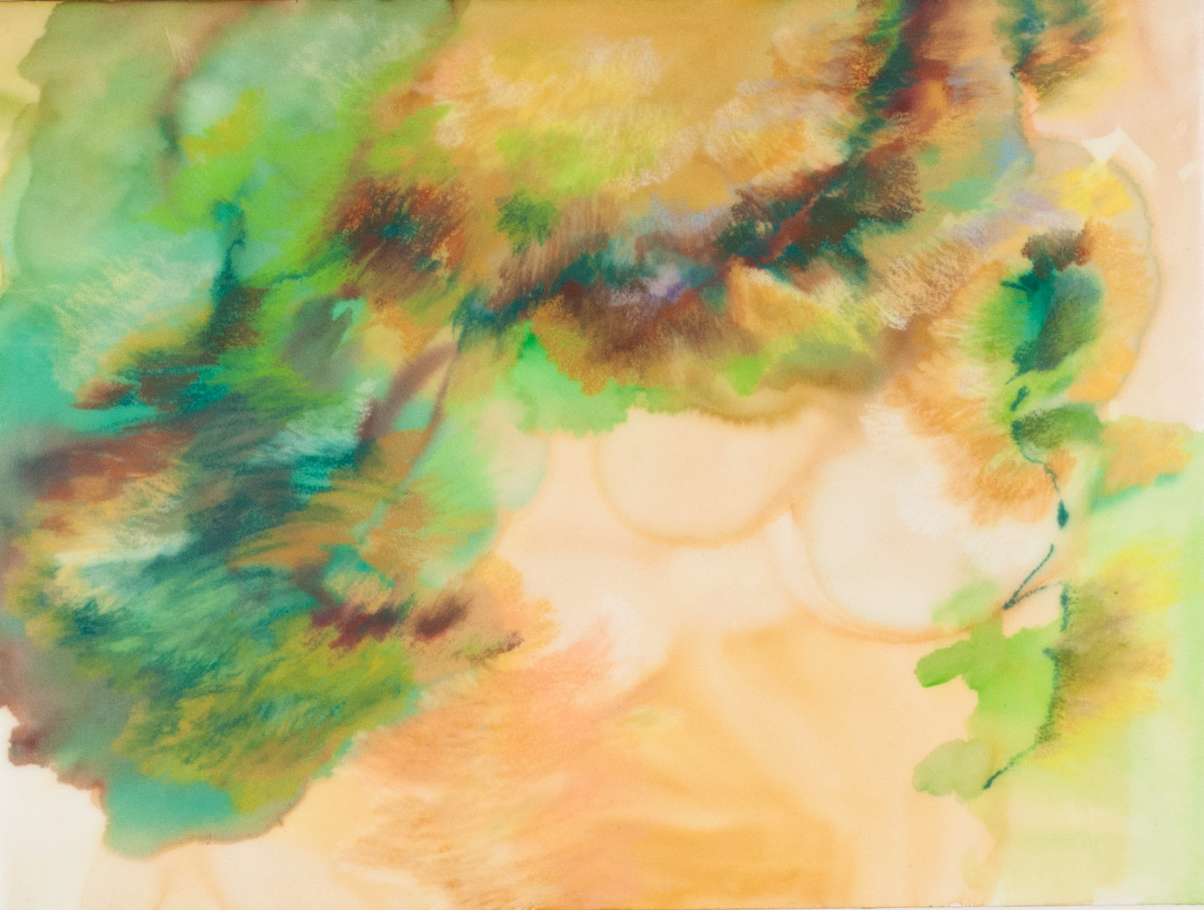 Sand Creek V, encaustic on panel, 9" x 12"