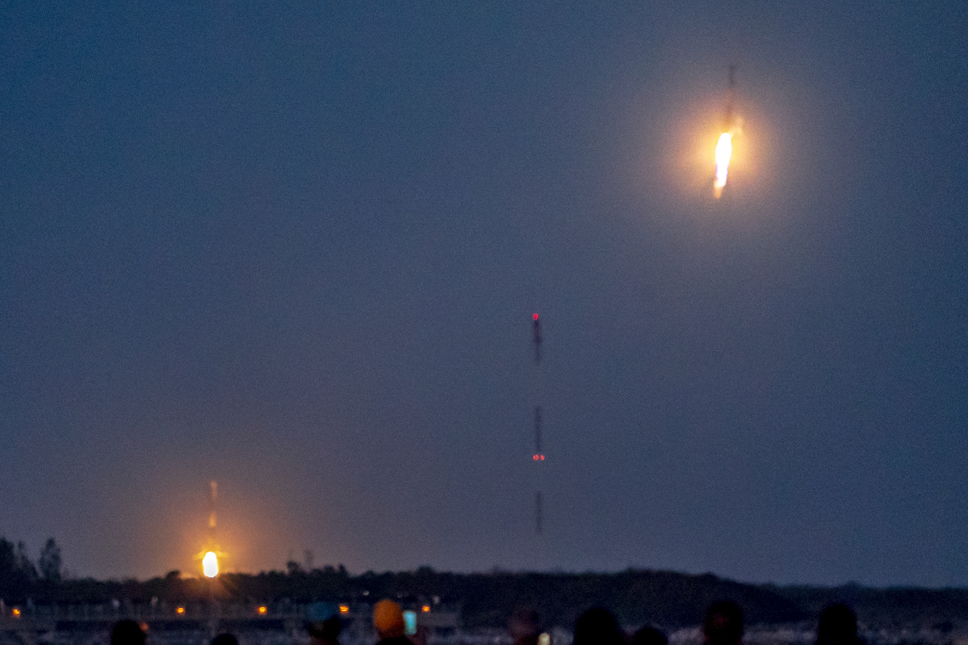 Falcon Heavy Booster Landing 01-16-23