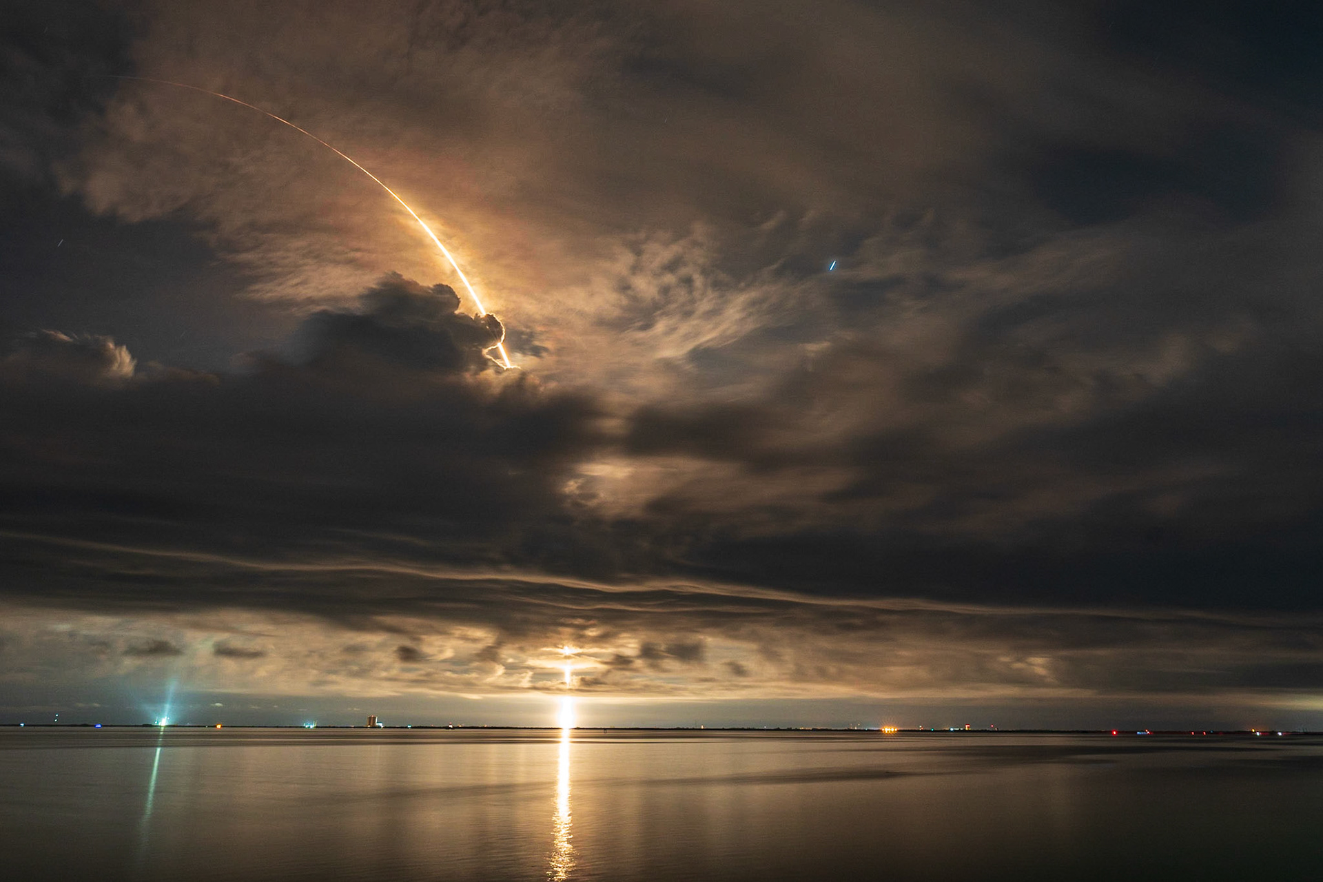 SpaceX Launch - New Smyrna Beach