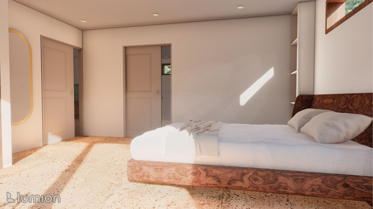 BEDROOM WITH ACESS TO BATHROOM AND MAIN AREA