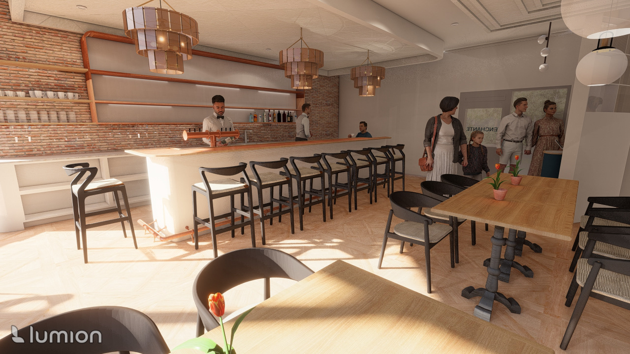 VIEW OF BAR