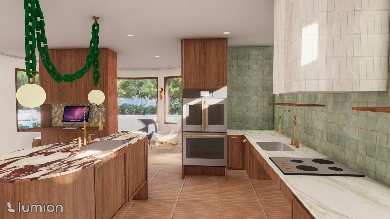 VIEW OF ACCESSIBLE KITCHEN