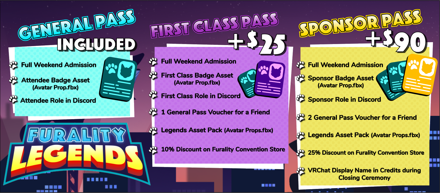 Furality Registration Sheet - Badge Upgrade