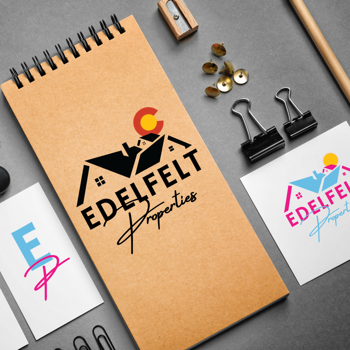 Custom branding and logo creation.