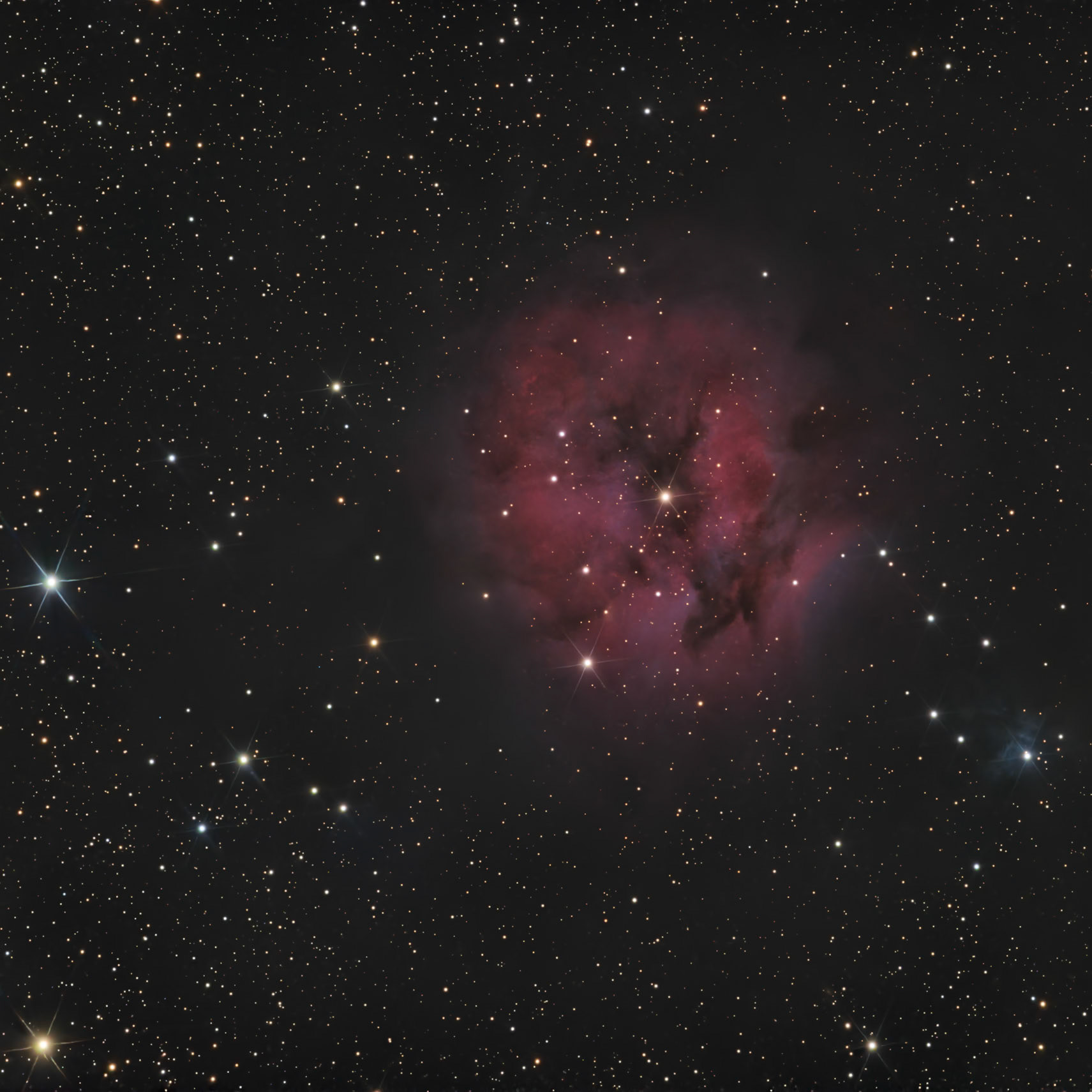 IC 5146Takahashi Mewlon 180CASI 2600 MC Duo UVIRGuide GT40 et ASI485 35x300s