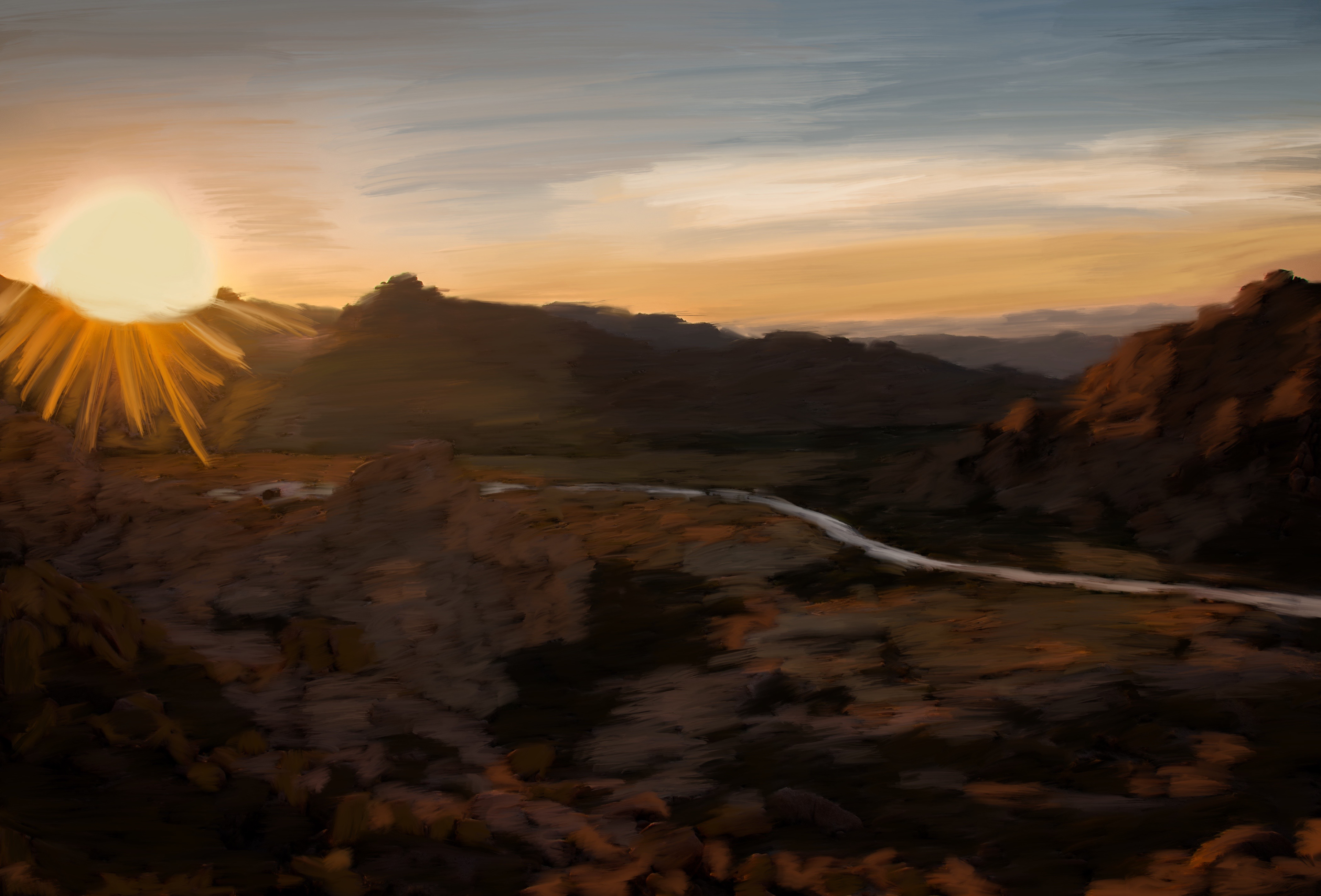 Sunset in Joshua Tree