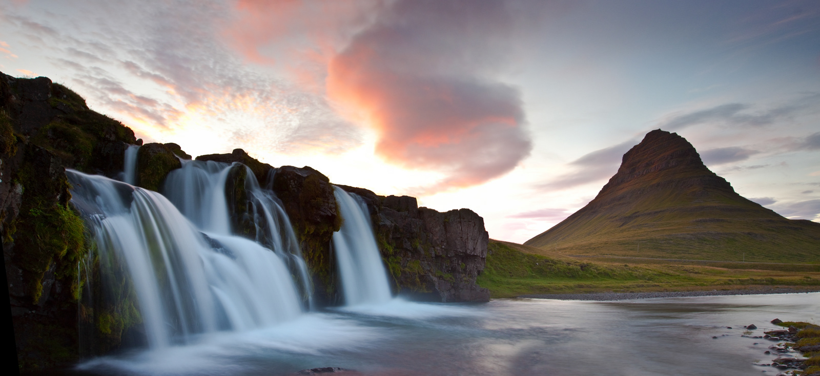 Pano of Kirkjufellsfoss
