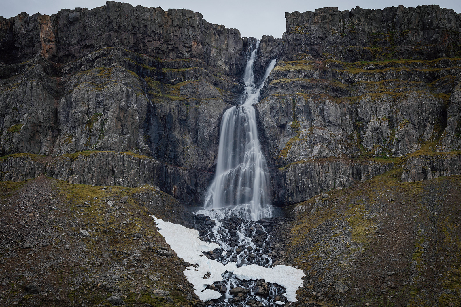 Waterfall in Djúpavík