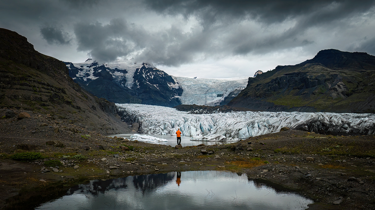 Selfie at Svínafellsjökull