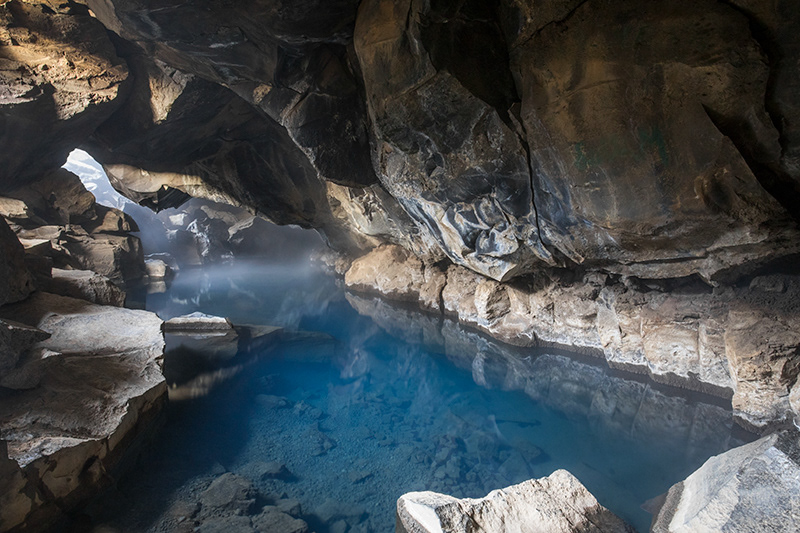 Grjótagjá geothermal spa