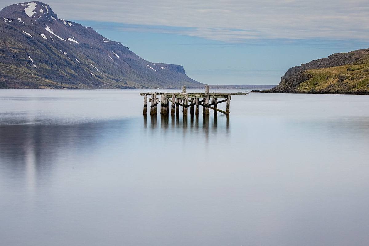 The old pier in Djúpavík