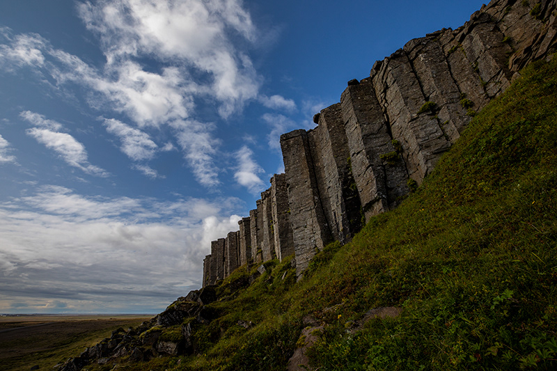Columnar basalt at Gerðuberg