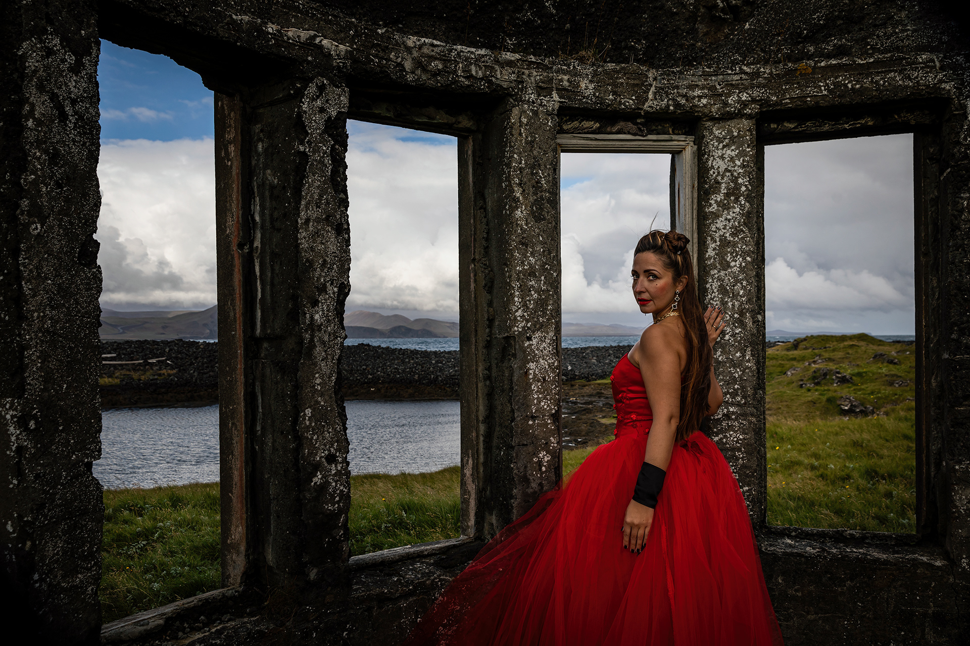 Abandoned farm house