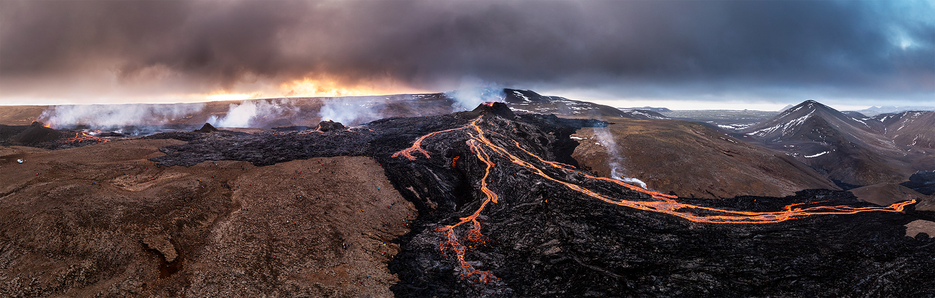 Volcano site on 12th of April