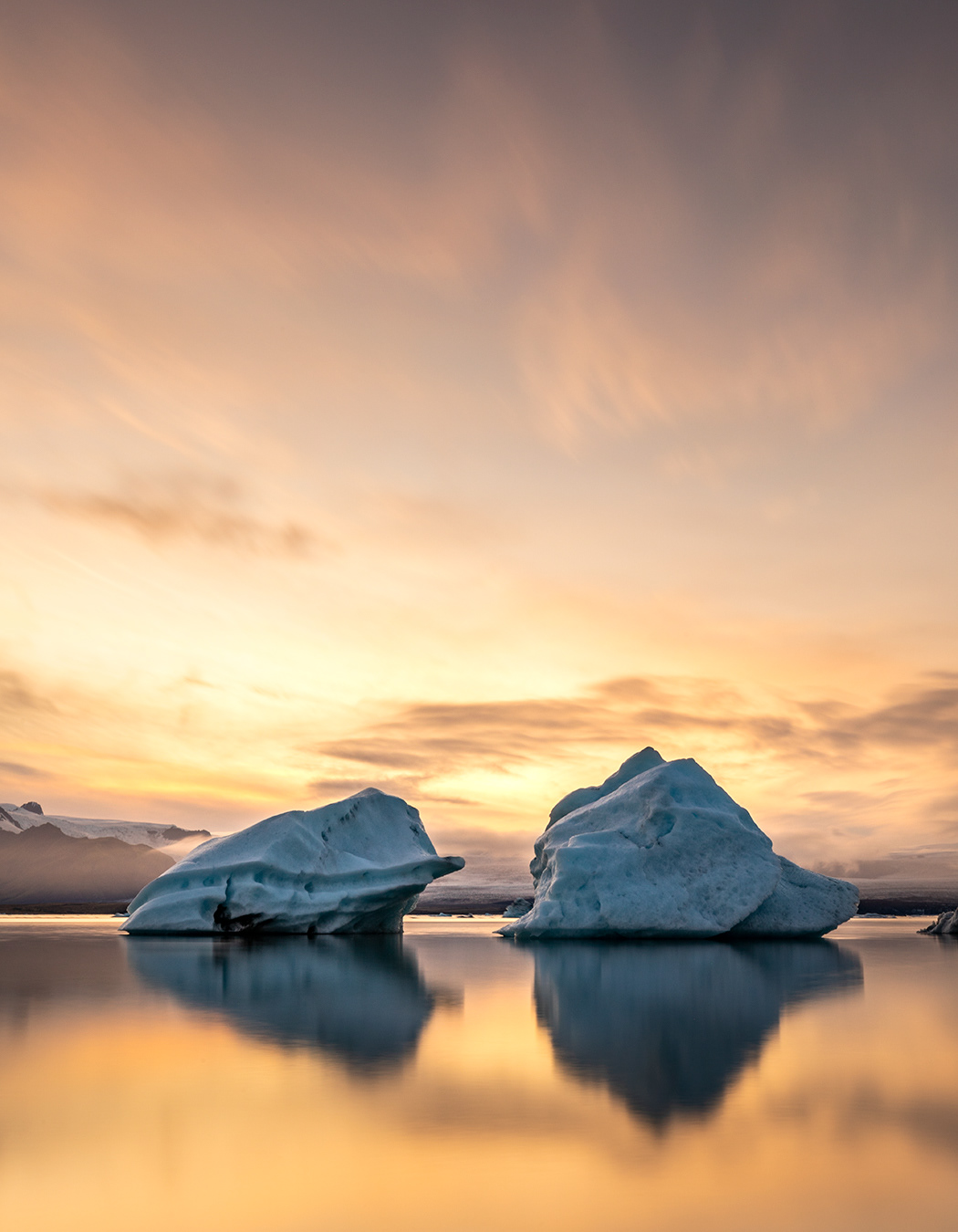 Sunset at the lagoon
