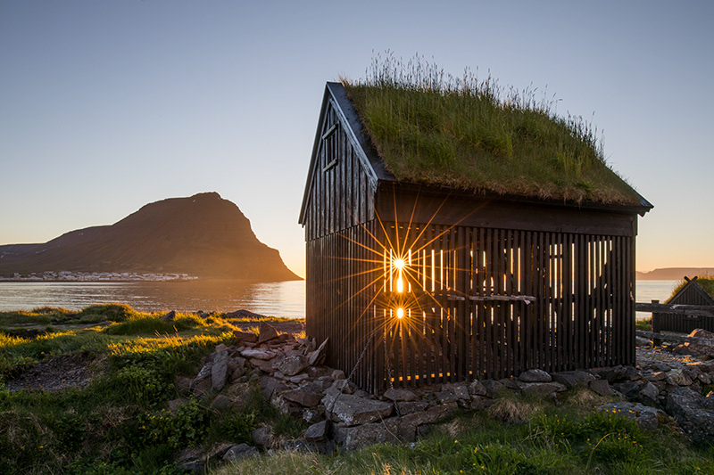 Drying hut in Bolungarvík