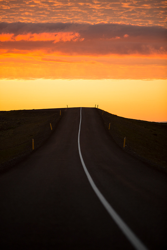 The road into the day
