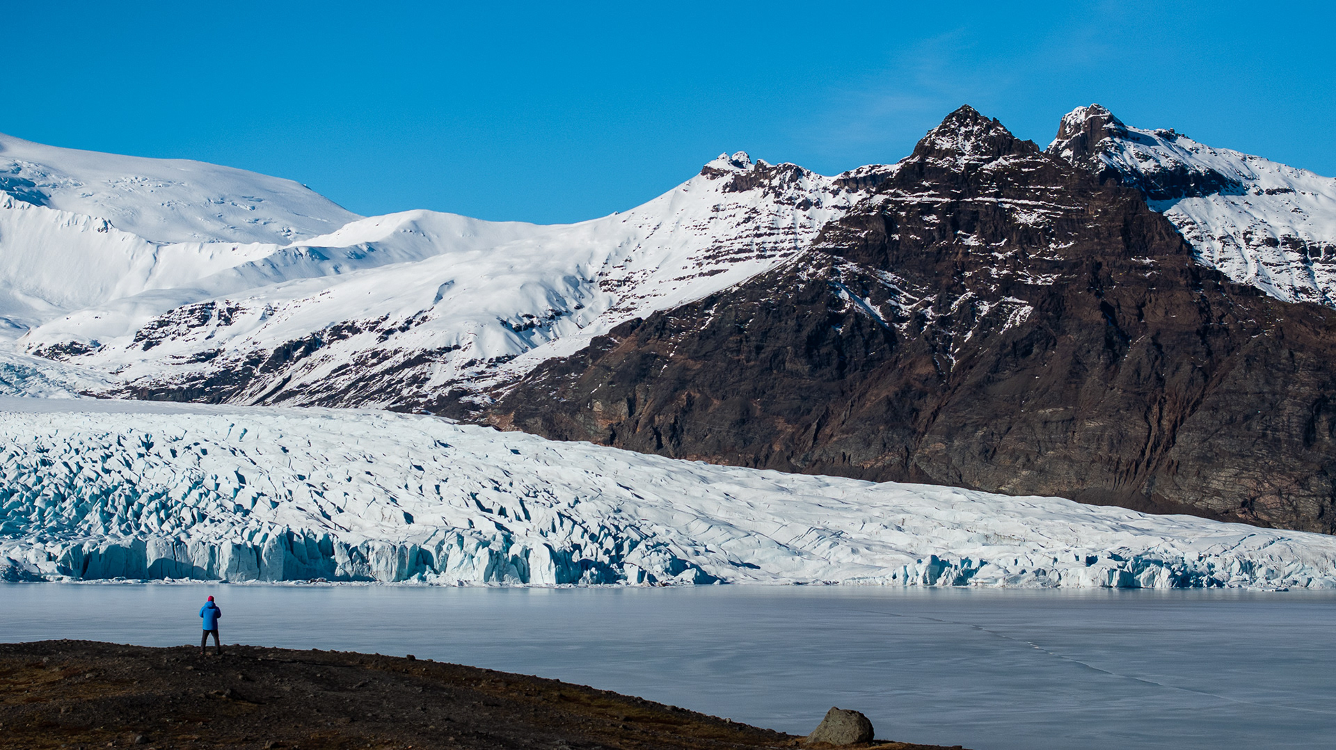 Selfie at Fjallsjökull