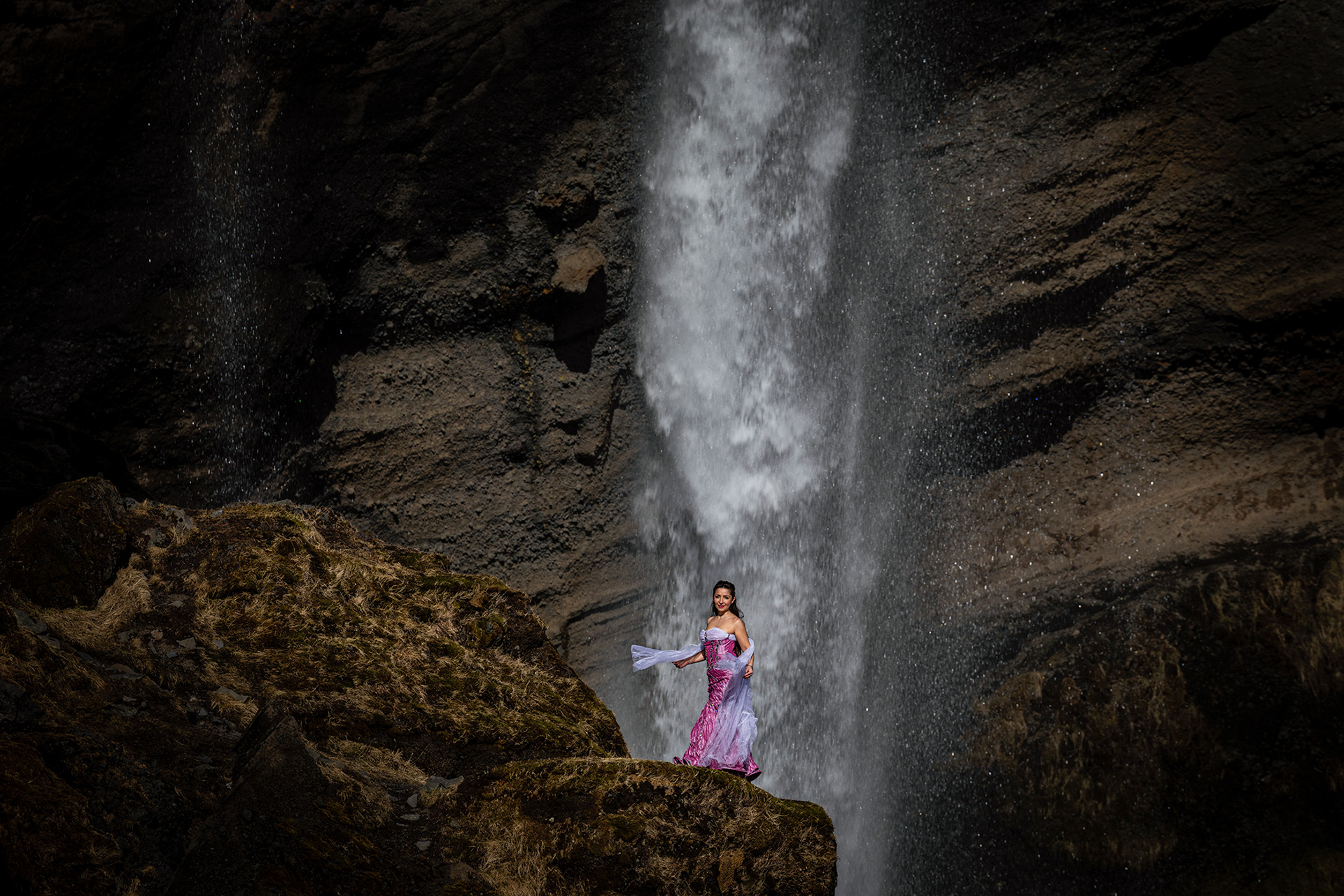 Kvernufoss waterfall