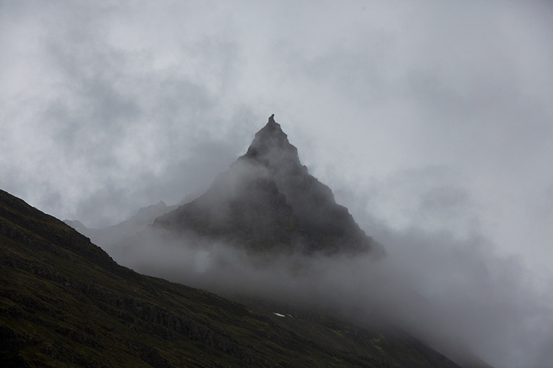 Mountain in Mjóafjörður