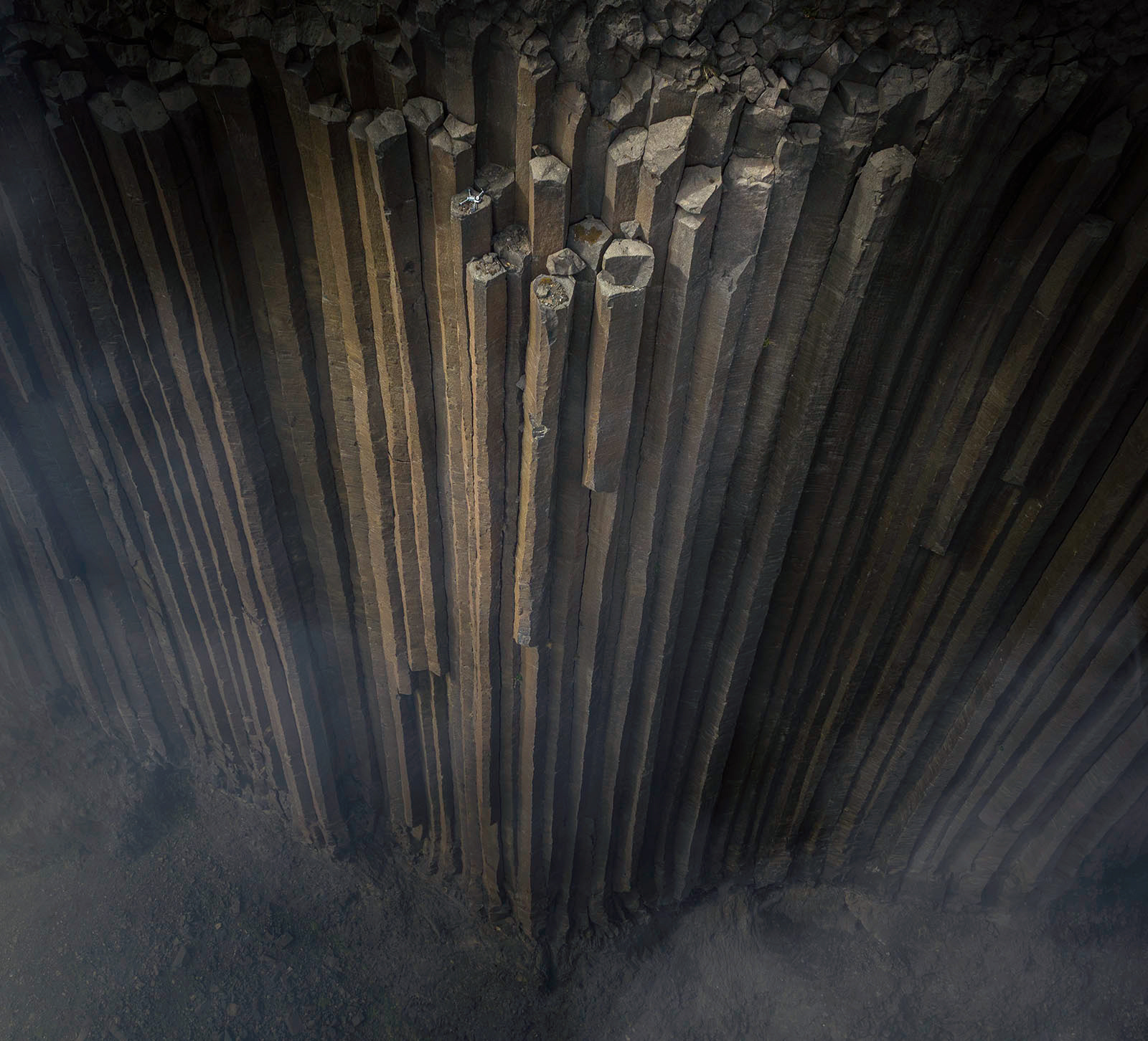 Columnar basalt at Hengifoss