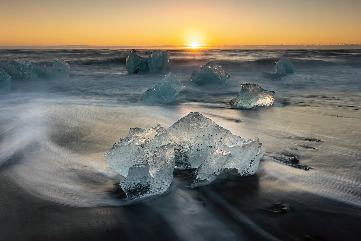 Sunrise at Diamond beach