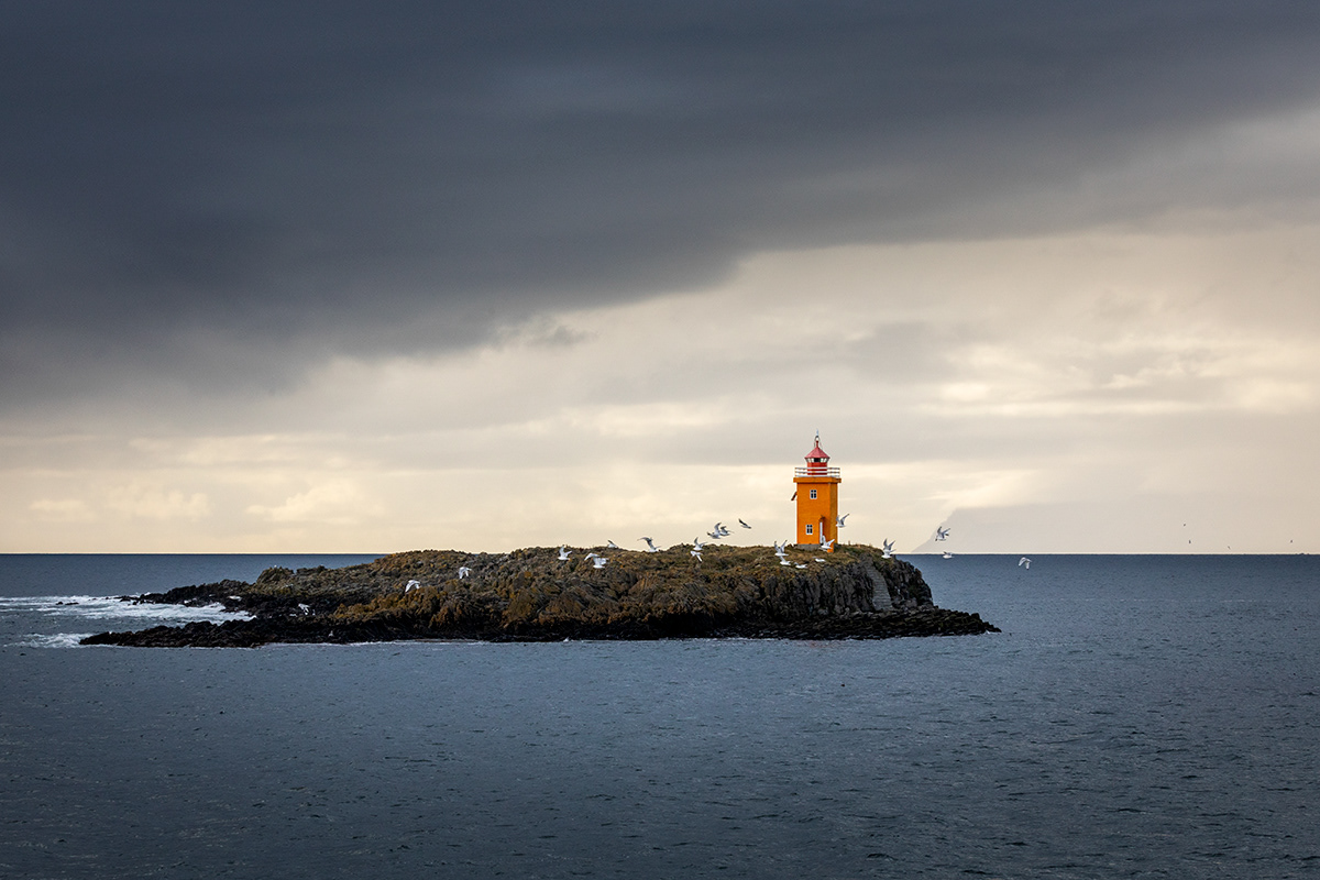 Lighthouse on the way to Westfjords