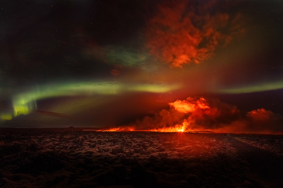 Eruption at Reykjanes
