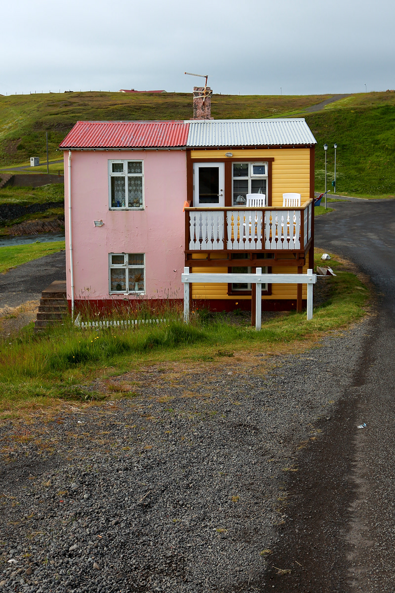 Odd house in Hofsós