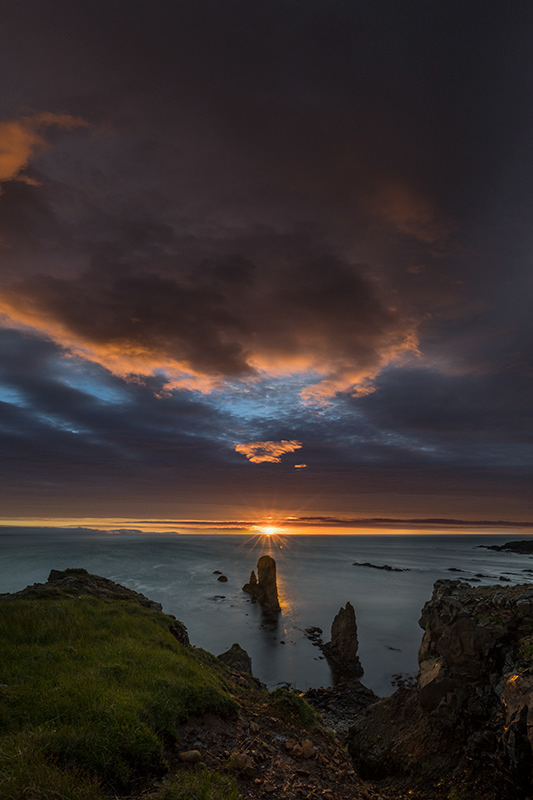 Sea Rocks in Vopnafjordur