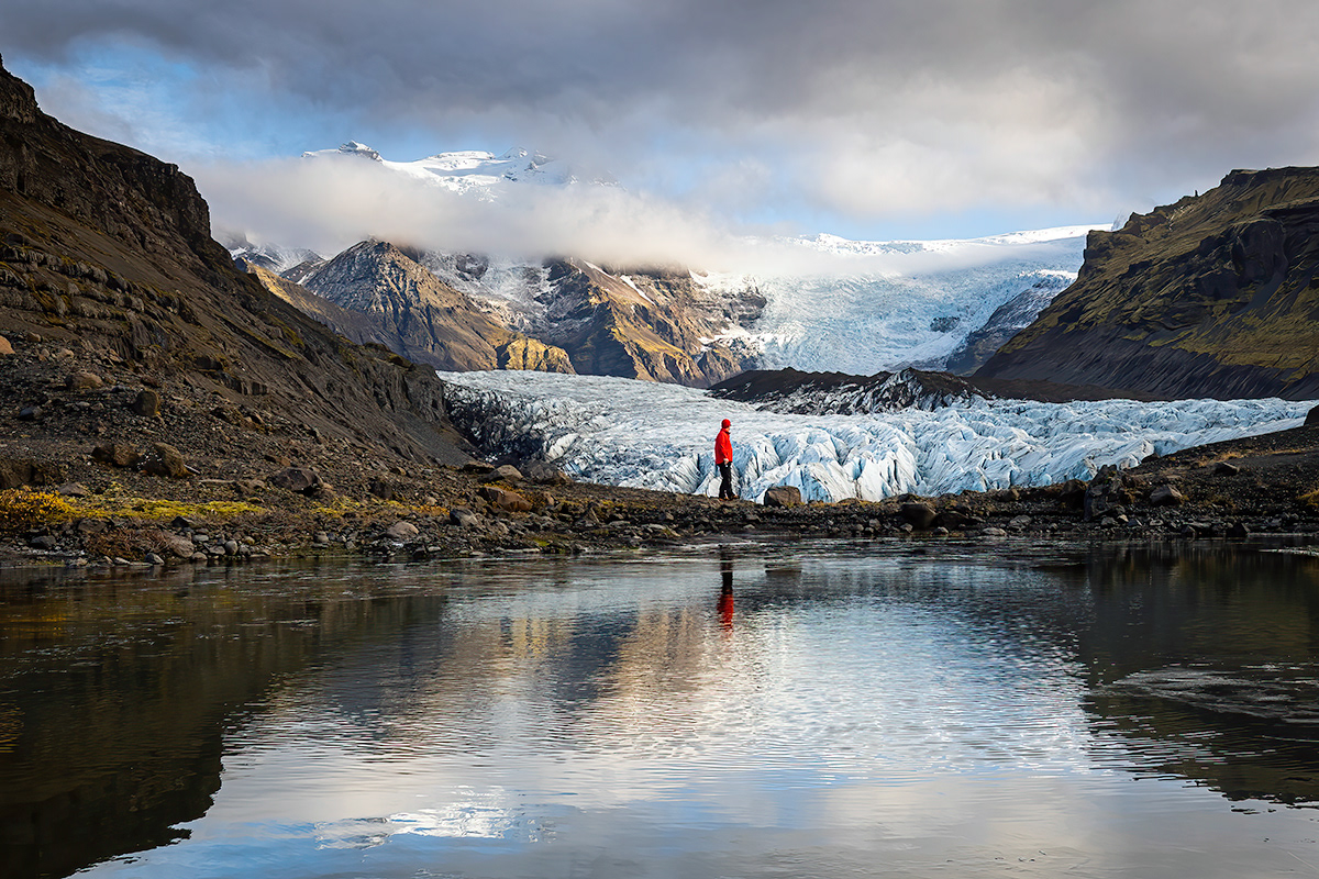 Selfie at Svínafellsjökull