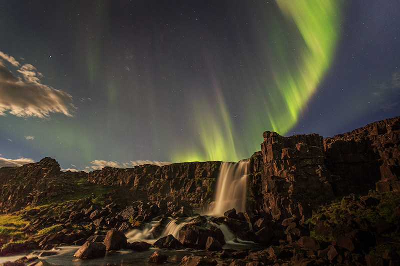 Öxarárfoss in Þingvellir