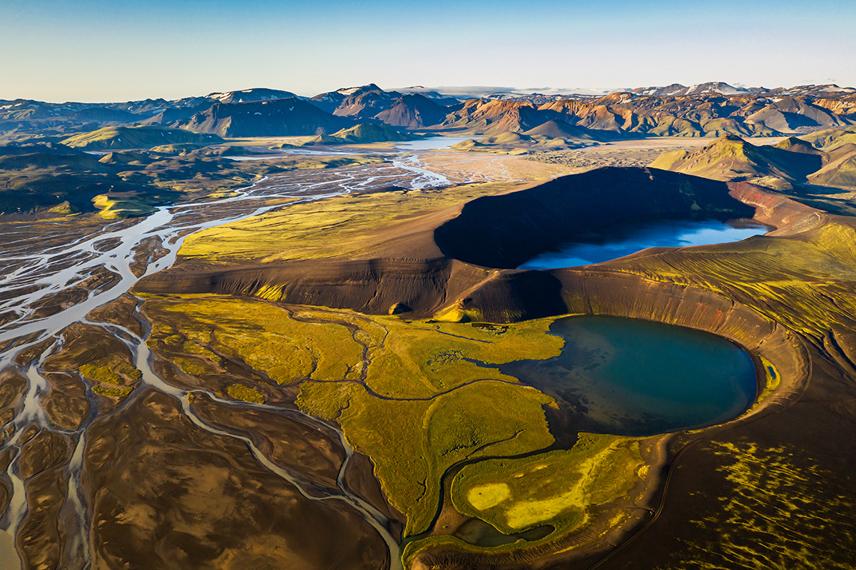 Lake Blautaver and Crater Ugly puddle