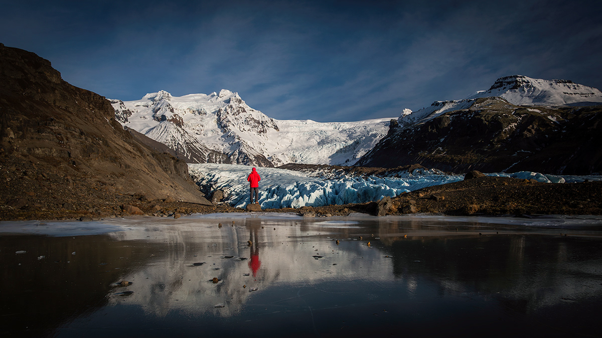 Selfie at Svínafellsjökull