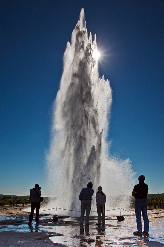 Strokkur hot spring