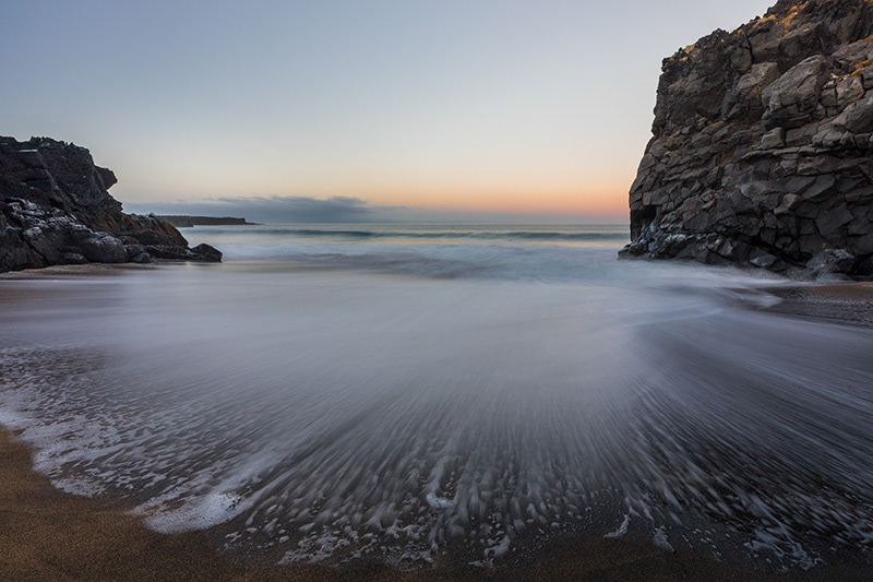 Golden beach Skarðsvík