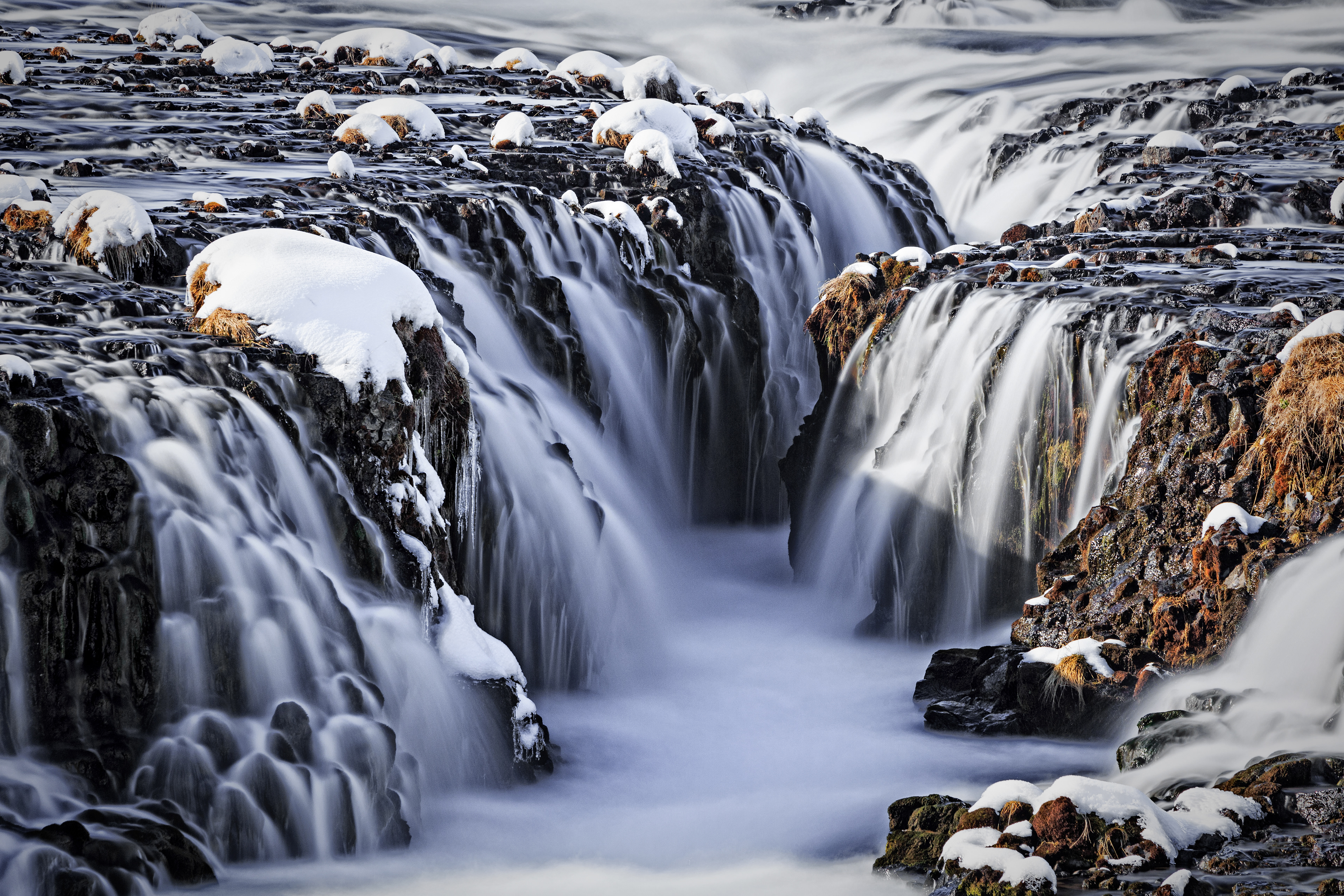 Brúarfoss at winter