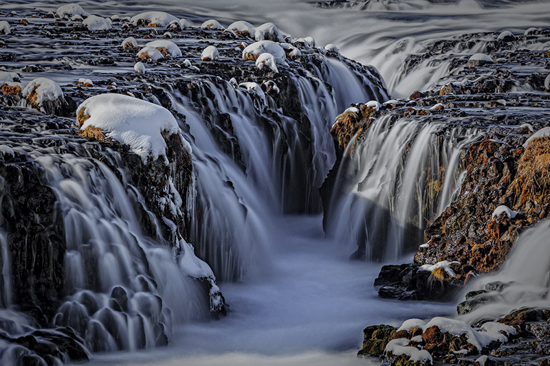 Brúarfoss at winter