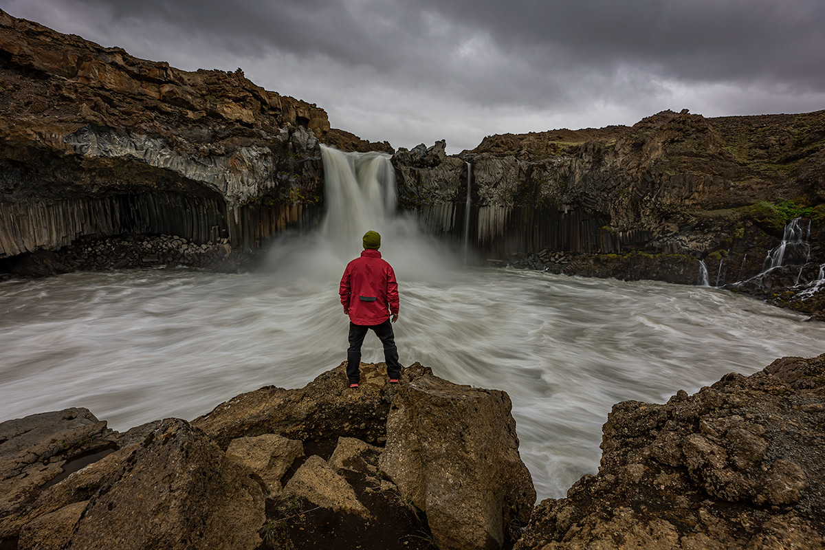 Selfie at Aldeyjarfoss